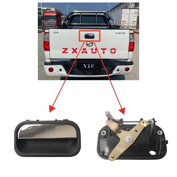  zxauto parts Grandtiger handle for the rear door  door handle