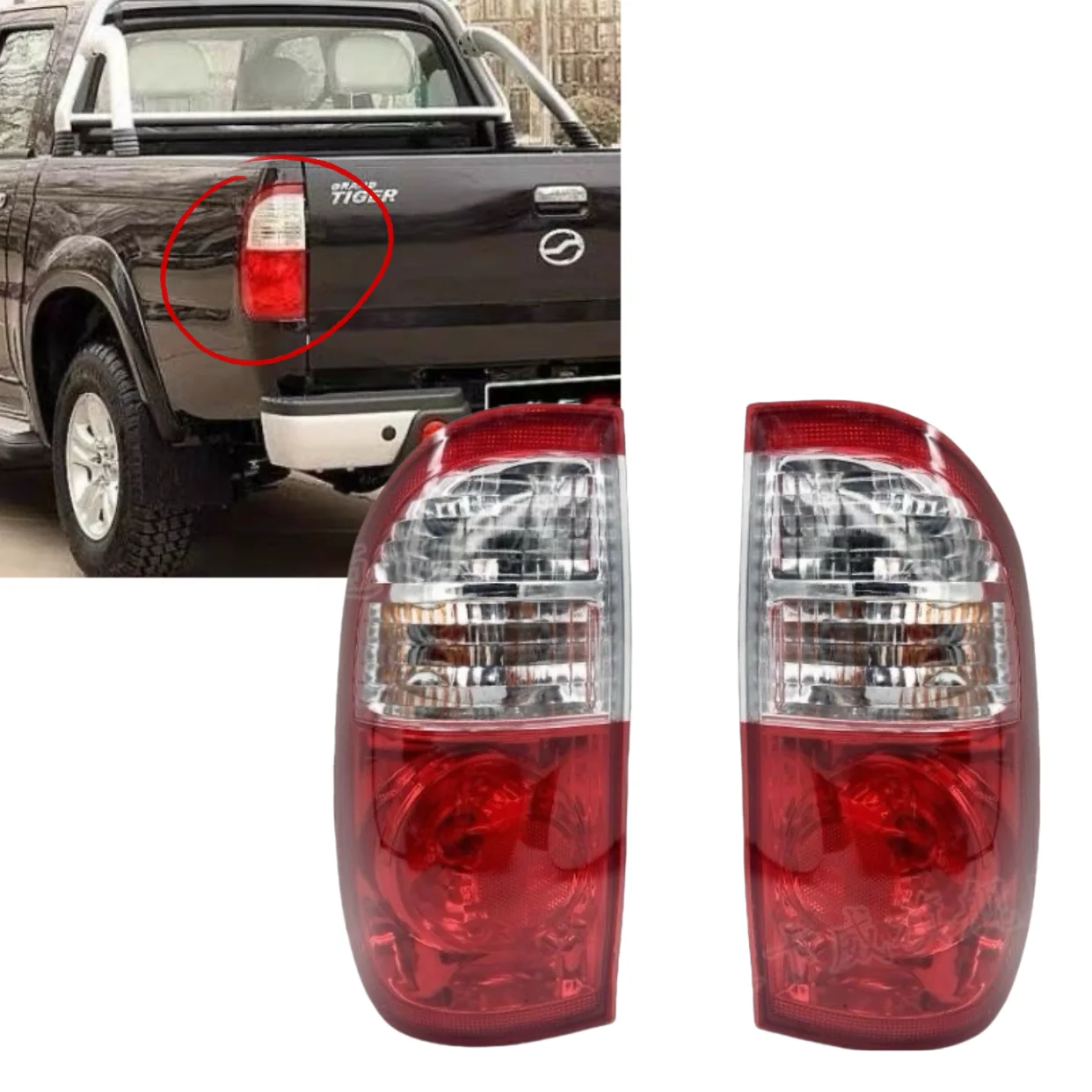 ZXAUTO rear light  rear brake lamp for Grandtiger
